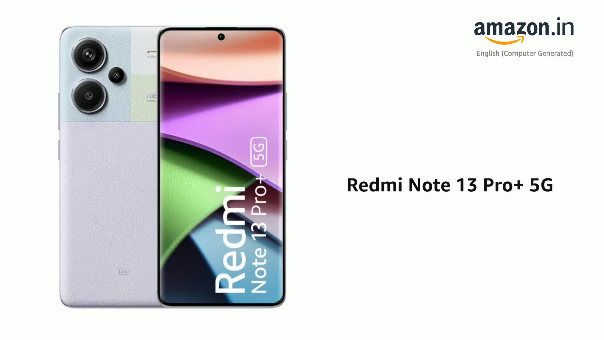 Redmi (Refurbished) Note 13 Pro+ 5G (Fusion Purple, 12GB RAM